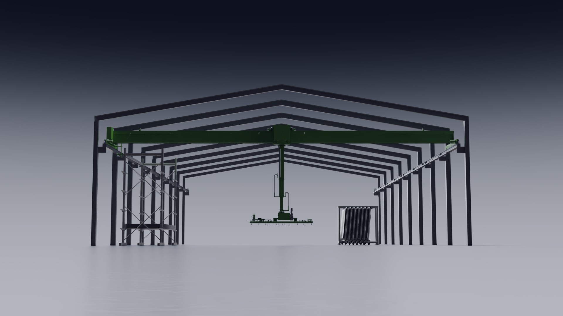 Vacuum Crane — Warehouse Overview